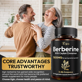 LSOIUX Complément Alimentaire Berbérine 1500mg avec ingrédients