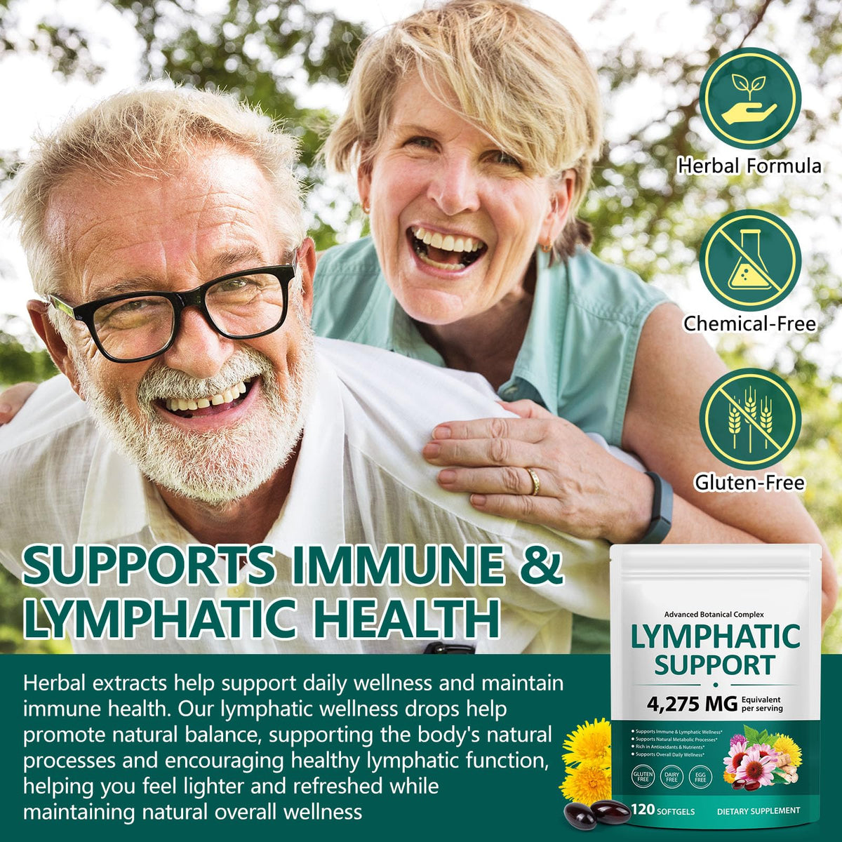 LTQXGT Complément Alimentaire Lymphatique, vue en gros plan des gélules