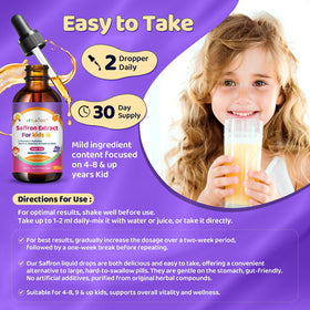 LTTLAODIZ Complément Alimentaire Saffron 60ml, avec fruits