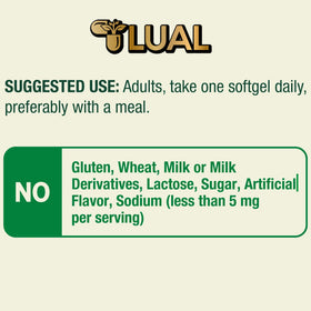 LUAL Biotine 10 000 mcg comprimés avec un guide de santé Luall