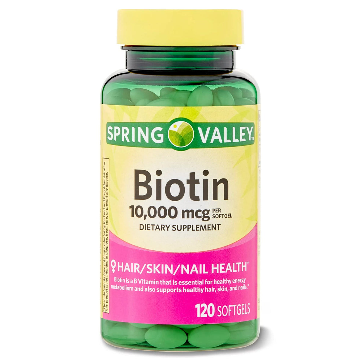 LUAL Biotine 10 000 mcg flacon avec étiquette visible