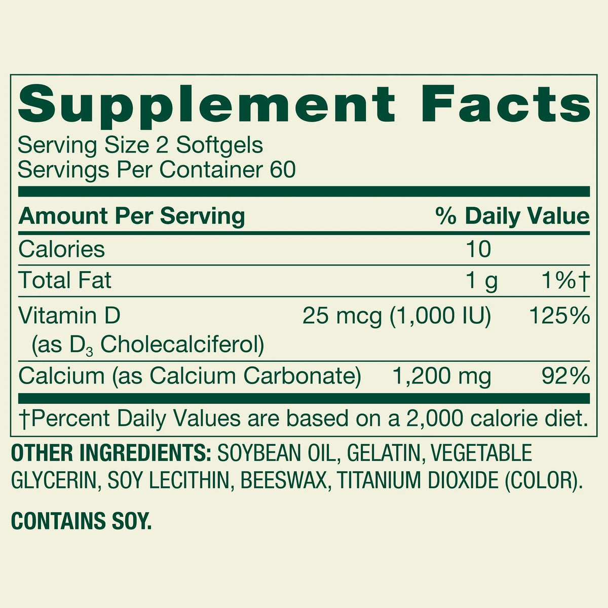 LUAL Calcium 600 mg et Vitamine D3 gélules en main