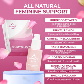 Lubracil Sérum Sensation Femme 30 ml côté gauche