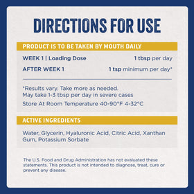 Lubrisyn HA 11,5 oz bouteille sur fond blanc