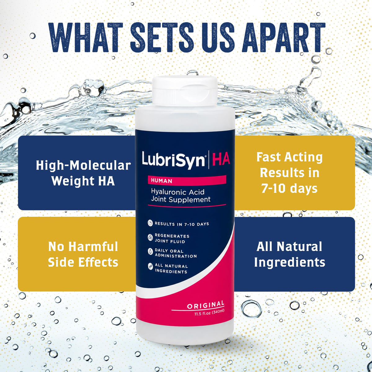 Lubrisyn HA 11,5 oz format liquide dans une cuillère