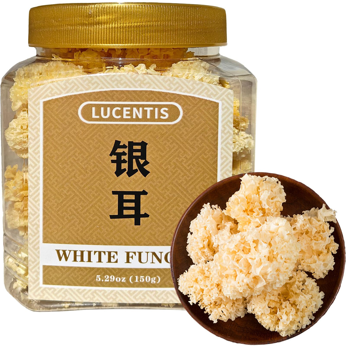LUCENTIS Champignon Blanc Tremella Fuciformis 150g paquet avant