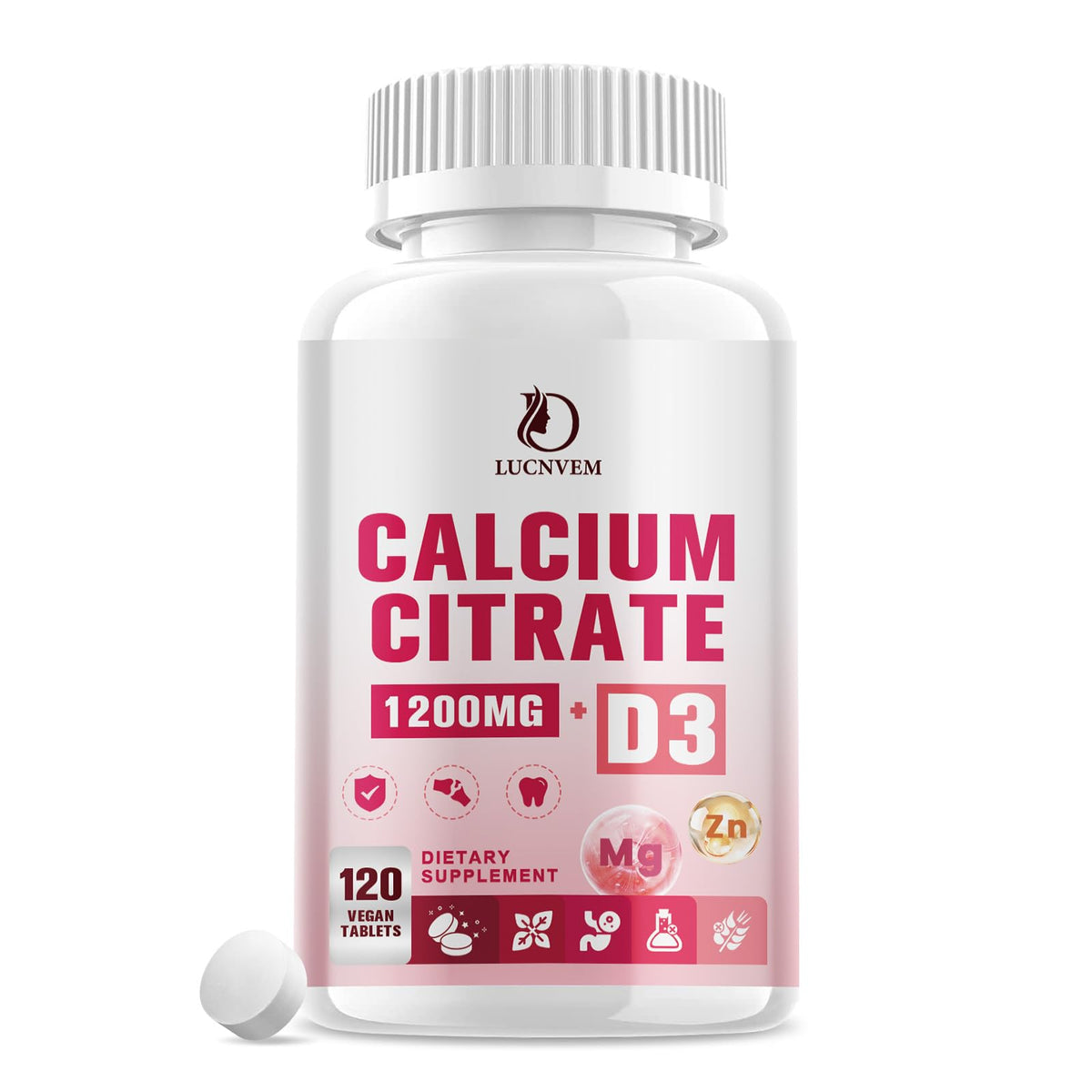 LUCNVEM Calcium Citrate 1200 mg boîte avant