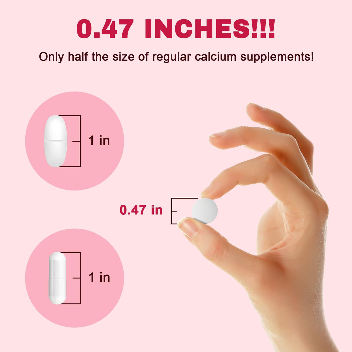 LUCNVEM calcium citrate 1200 mg comprimés sur une table
