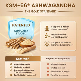 Lukaree Compléments Alimentaires Cortisol 300mg KSM-66 Ashwagandha arrière