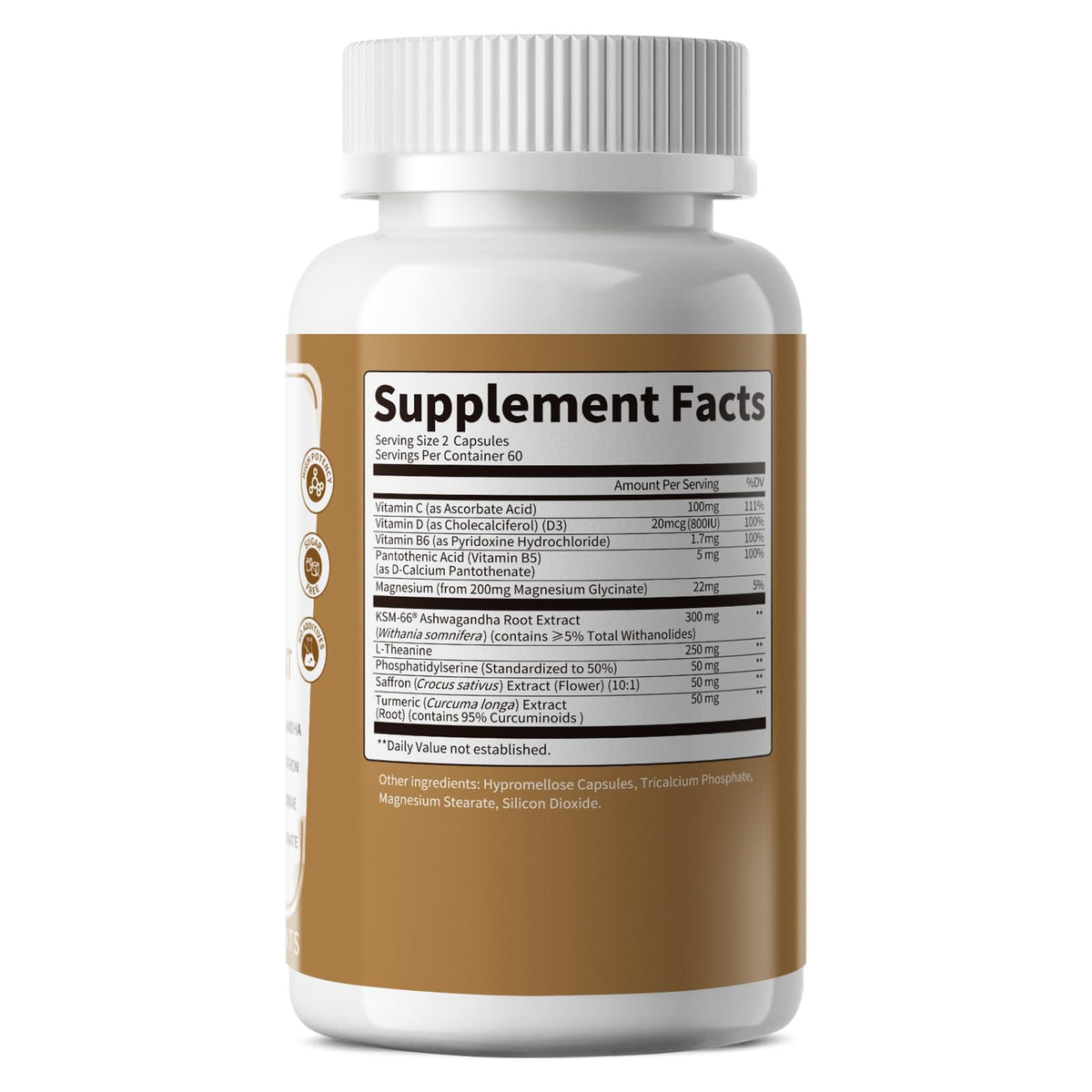 Lukaree Compléments Alimentaires Cortisol 300mg KSM-66 Ashwagandha en prise