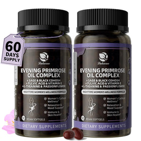 Lukaree huile de onagre 1000mg flacon avant