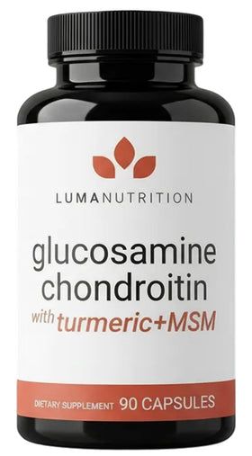 Luma Nutrition Glucosamine Chondroitin MSM 90 capsules vue de face