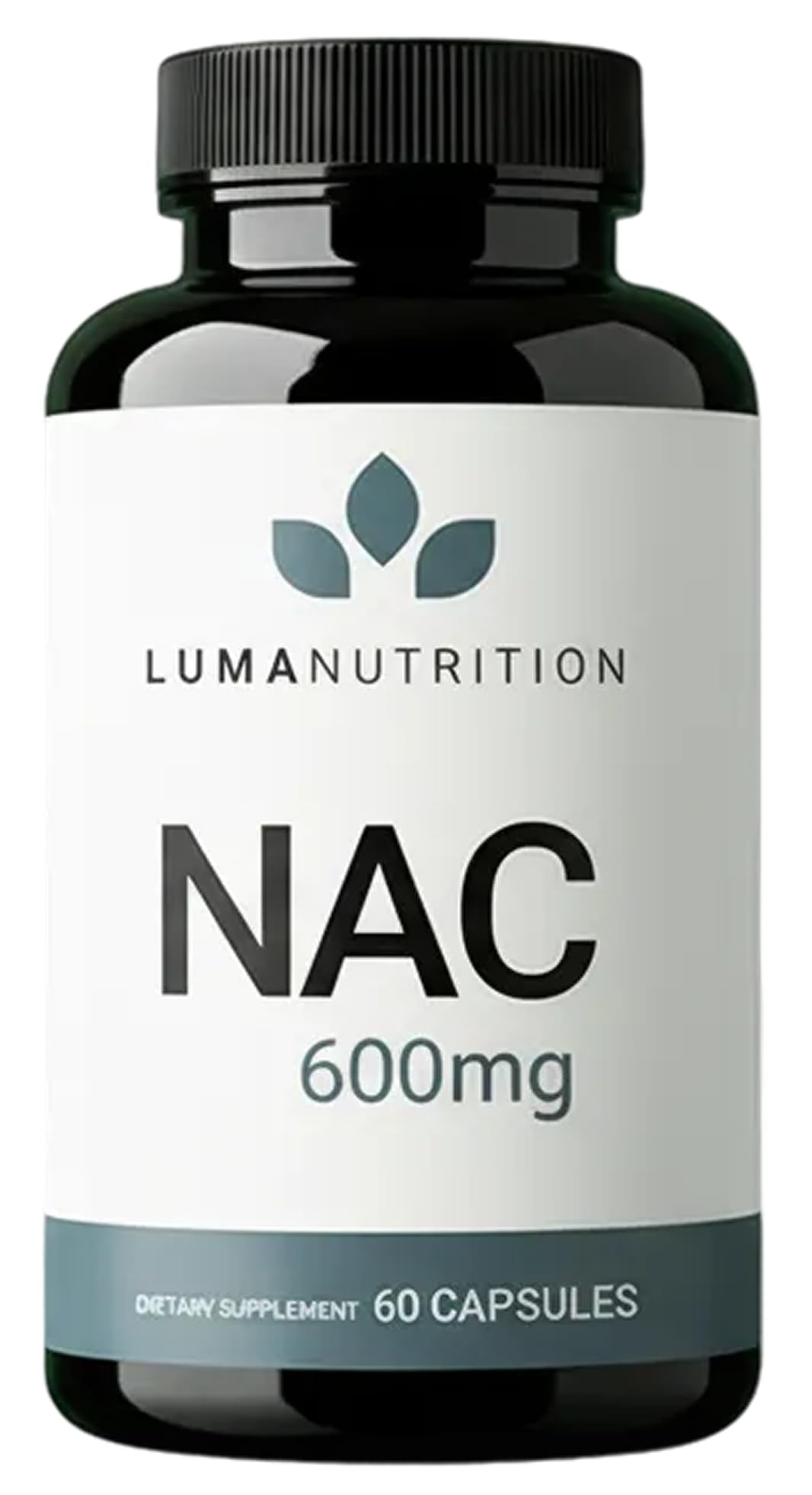 Luma Nutrition NAC N-Acétylcystéine 600 mg capsules, vue de face
