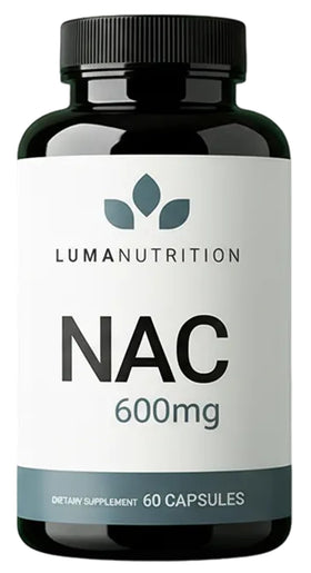 Luma Nutrition NAC N-Acétylcystéine 600 mg capsules, vue de face
