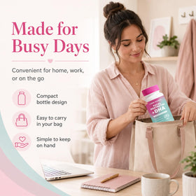 Lumine Organics Postnatal capsules ouvertes