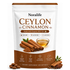 Lumvelle Organics Gélules de Cannelle de Ceylan 300 Softgels, vue de face