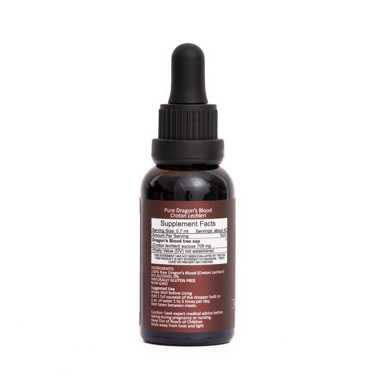 Luna Sundara Résine de Sang de Dragon 1 oz sur table en bois