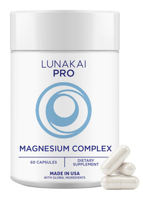 Lunakai complexe de magnésium 7-en-1 405mg vue de face