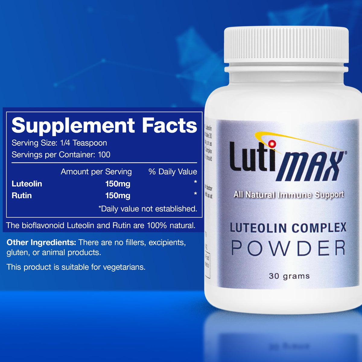 Luti Luteolin Complex Poudre 50g contenu en poudre