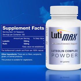 Luti Luteolin Complex Poudre 50g contenu en poudre