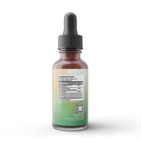 LUV health Neuro Drops flacon arrière avec ingrédients