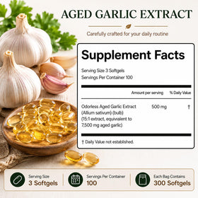 Lymphaire Aged Garlic 300 Softgels en contexte de vie quotidienne