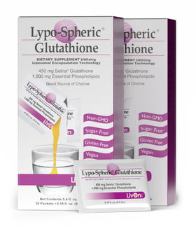 Lypo-Spheric Glutathione de LivOn Laboratories, 60 sachets en boîte