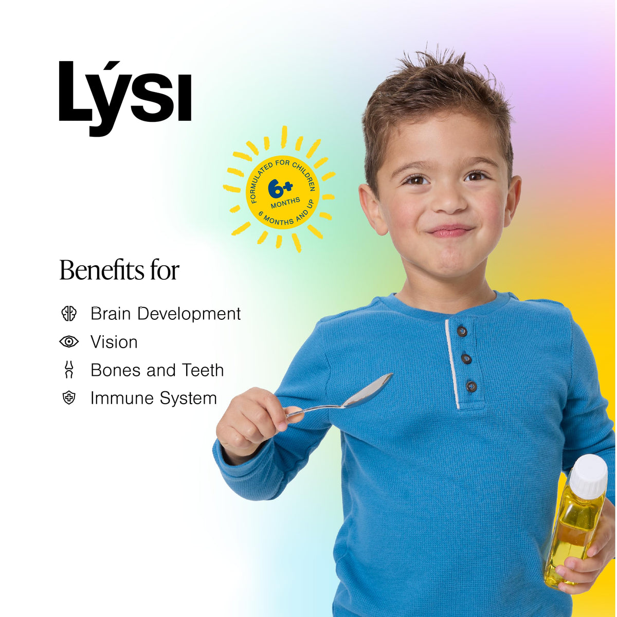 LYSI Huile de Foie de Morue Citron 480g avec lemon slice