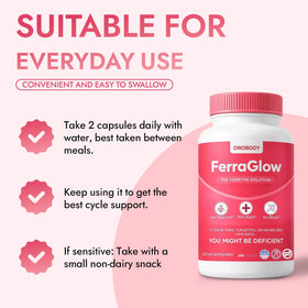 Lytavia Ferraglow 120 capsules sur une table en bois