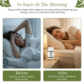 M.D. Blend Complément Sommeil capsules dans une main