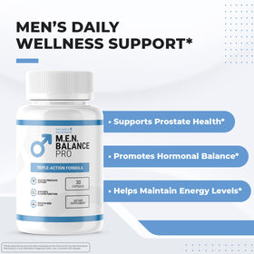 M.E.N. Balance Pro Nature’s NutriWave capsules sur une table