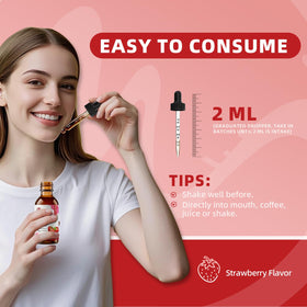 M inch Magnésium Glycinate avec des fraises fraîches
