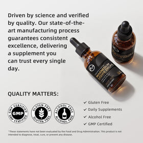M inch Magnésium Glycinate Liquide 30 mL sur une table