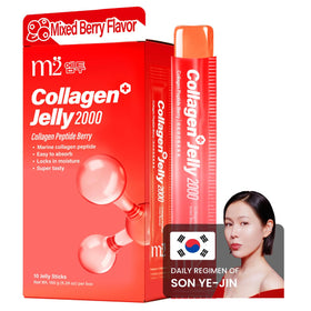 m2 Collagen Peptide Jelly Stick 2000MG vue avant avec emballage