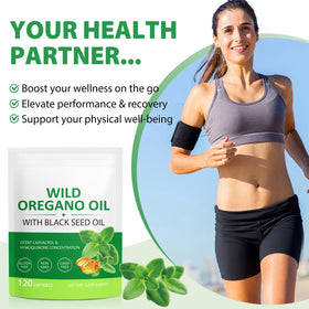 Maaoun Huile d'Origan 6000mg - étiquette du produit