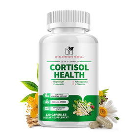 MABEFY Compléments Alimentaires Cortisol 120 capsules vue avant