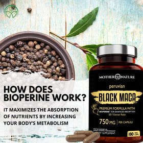 Maca Noir Bio dans un environnement naturel