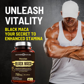 Maca Noire Bio avec ingrédients naturels