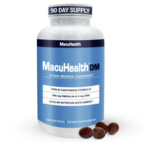 Macuhealth Complément Alimentaire Triple Caroténoïdes 180 gélules vue de face