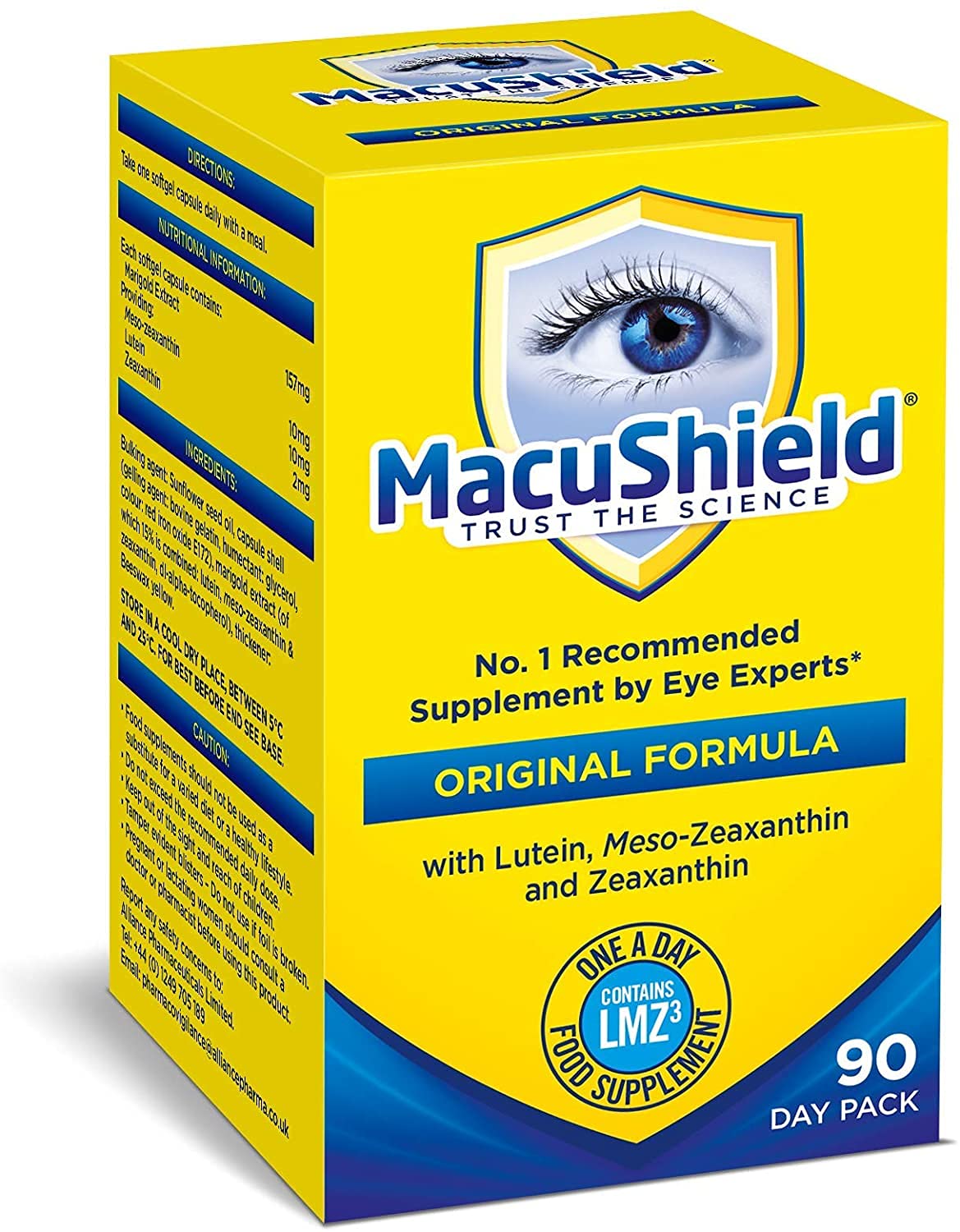 Macushield capsules dans un environnement de vie