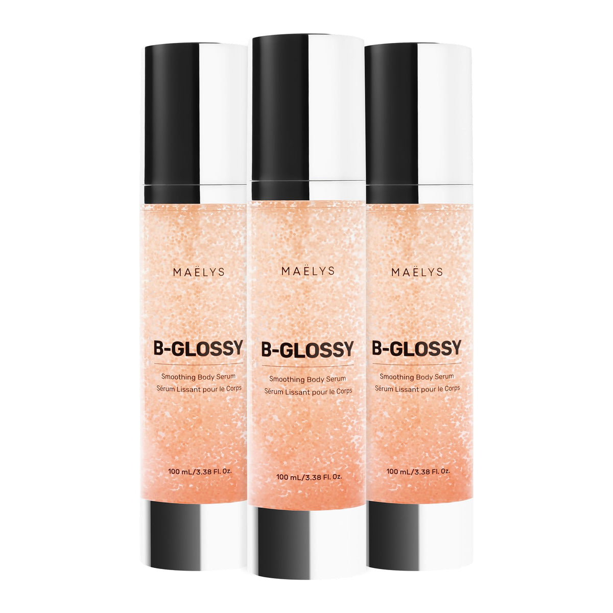 MAËLYS B-GLOSSY sérum corps acide hyaluronique pack de 3