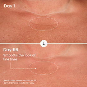 MAËLYS B-GLOSSY sérum corps en application sur le bras
