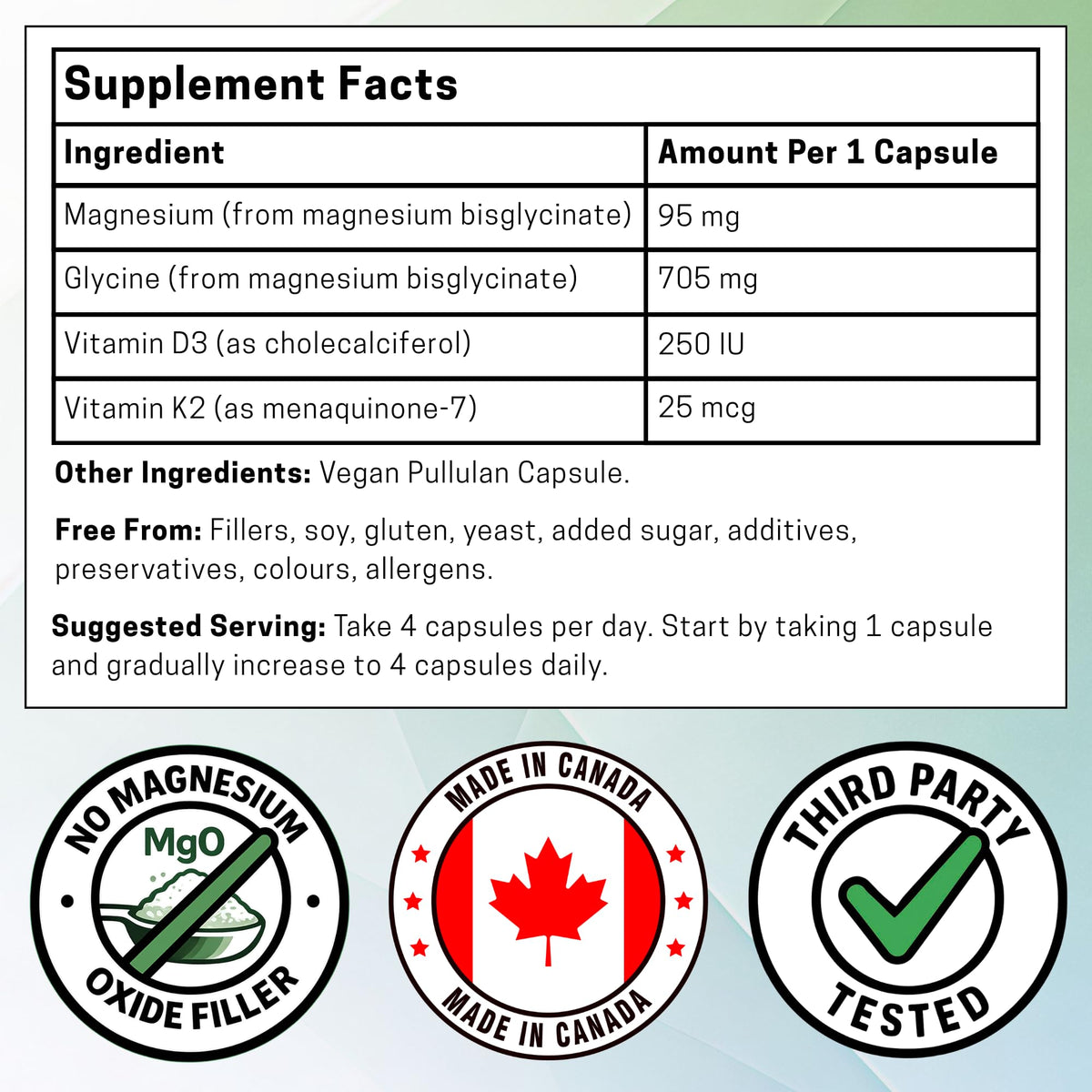 Mag365 PrizMAG Plus capsules, vue de côté avec étiquette