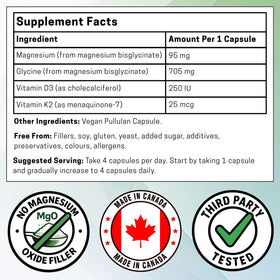 Mag365 PrizMAG Plus capsules, vue de côté avec étiquette