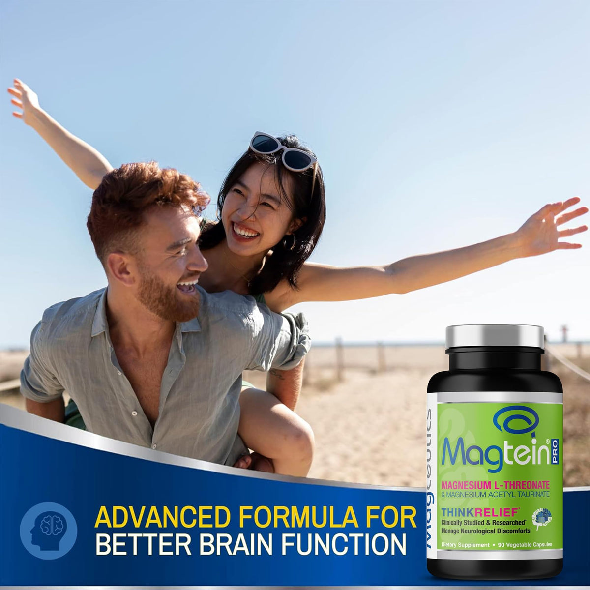 Magceutics MagteinPRO avec un fond naturel