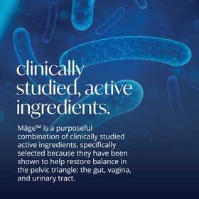 Mage Probiotique Femme, affichage des capsules dans un verre d'eau