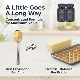 MAGICAL BUTTER Poudre de Lécithine de Tournesol 3,52 oz en cuisine