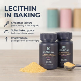 MAGICAL BUTTER Poudre de Lécithine de Tournesol 3,52 oz en mélange