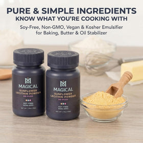 MAGICAL BUTTER Poudre de Lécithine de Tournesol 3,52 oz en recette