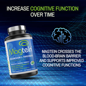 Magnésium L-Thréonate avec Vitamine C et D sur fond neutre